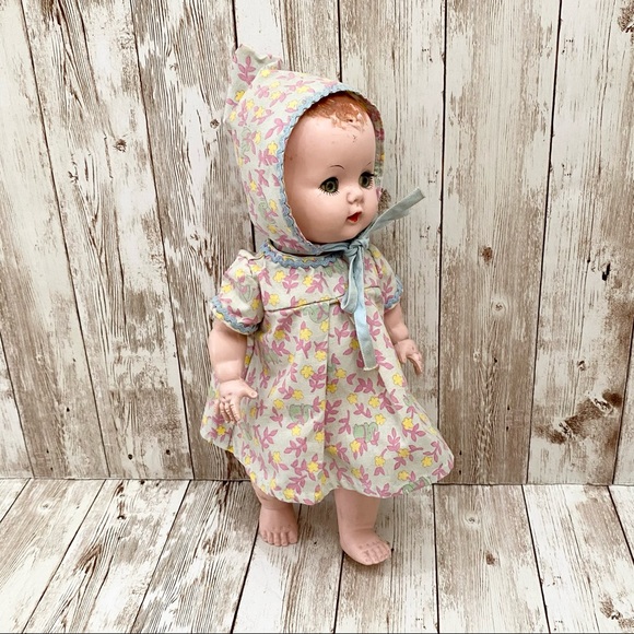 Vintage Hard Plastic Twist Legs Turn Head Doll - Picture 6 of 15